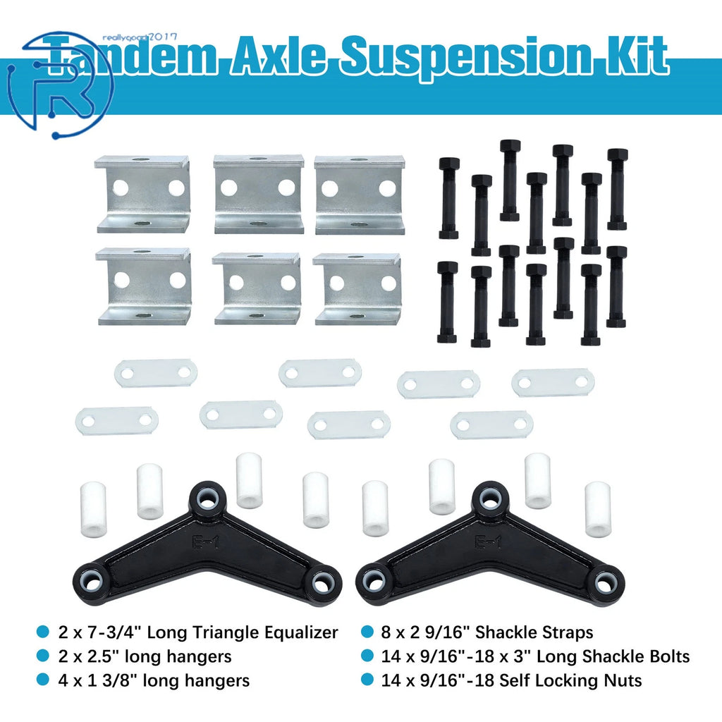 Tandem Axle Suspension Leaf Spring Hanger Kit for Trailer (Double Eye)