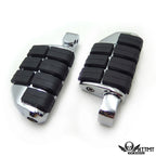 Chrome Dually Footpegs for Yamaha V-Star 650 1000, Royal Star, V-Max, Virago