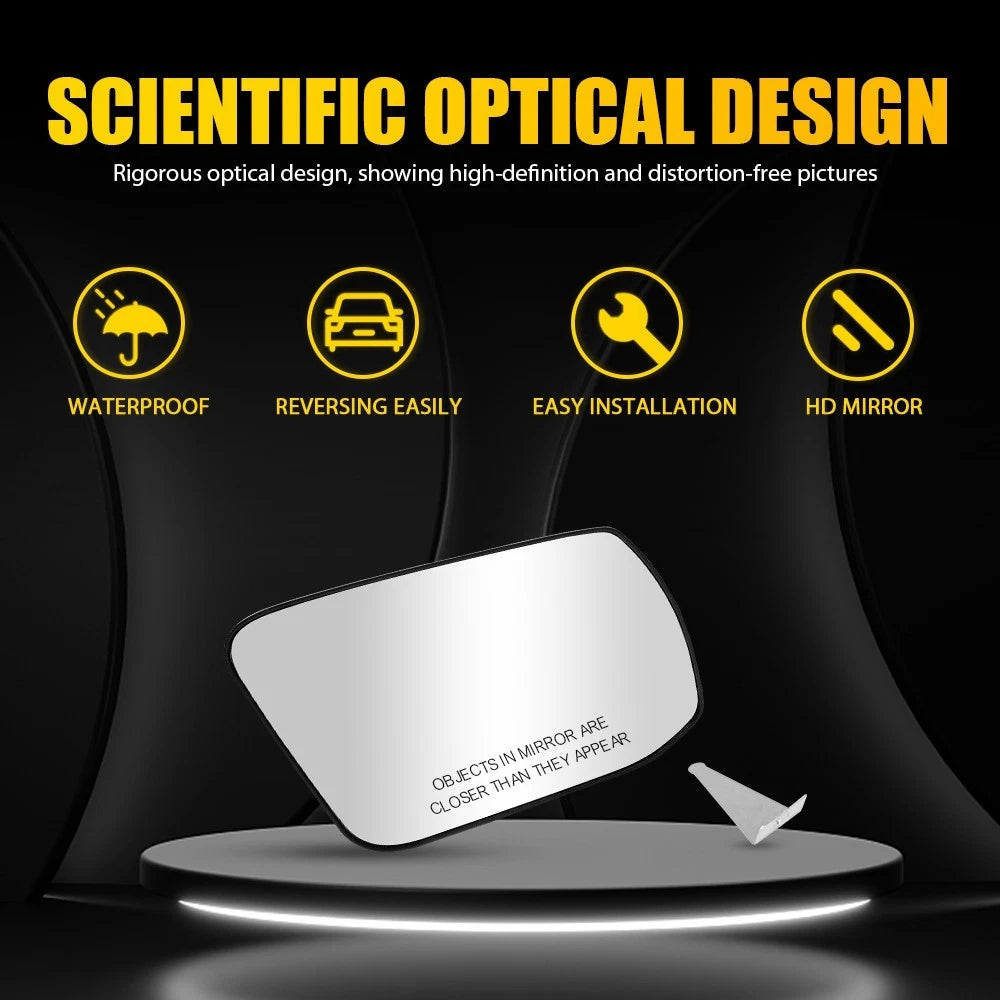 Heated Right Passenger Side Mirror Glass for Nissan Altima (2013–2018)