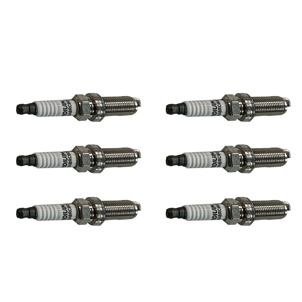 Set of 6 Iridium Platinum Spark Plugs for Maserati Ghibli Levante Quattroporte (2014–2023)