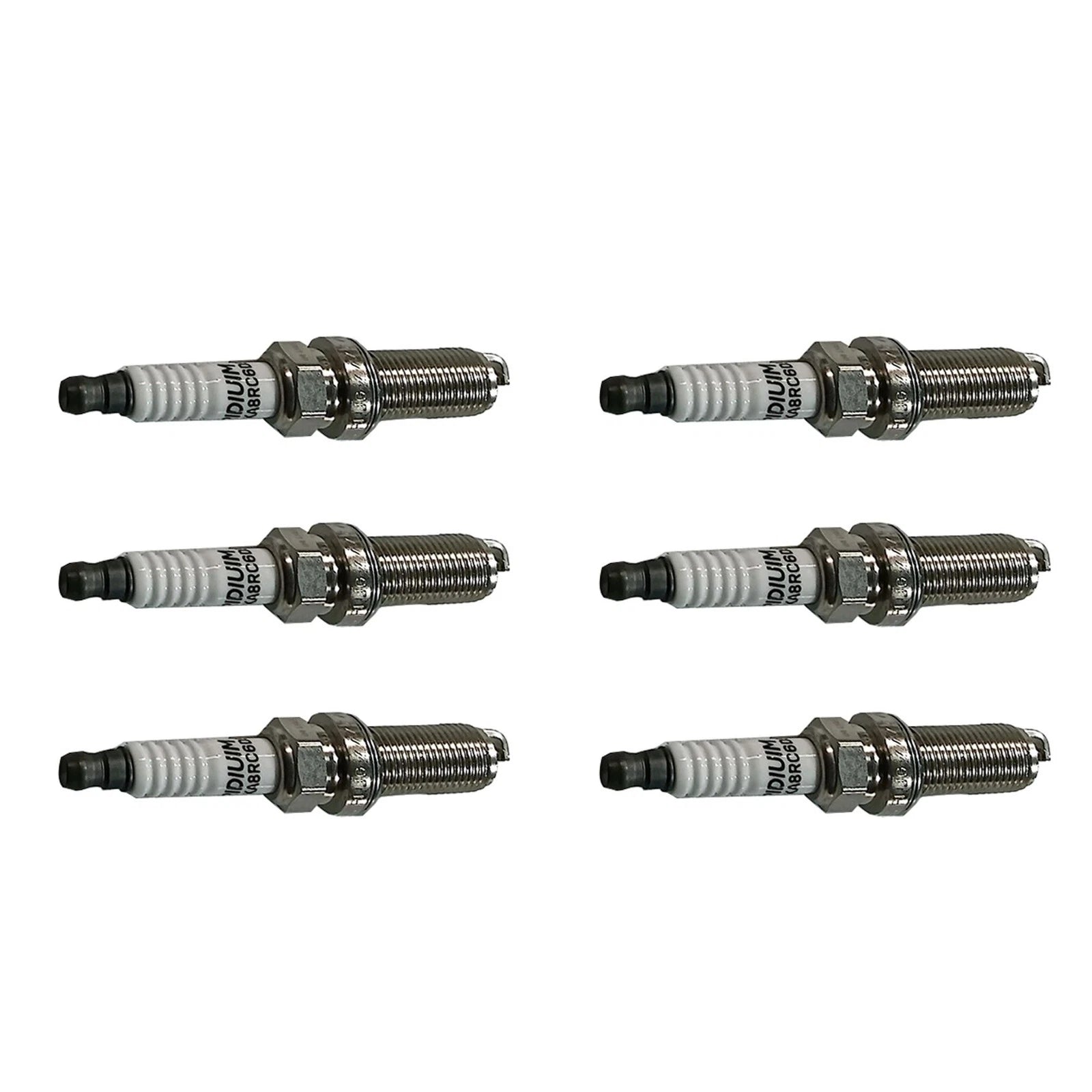 Set of 6 Iridium Platinum Spark Plugs for Maserati Ghibli Levante Quattroporte (2014–2023)