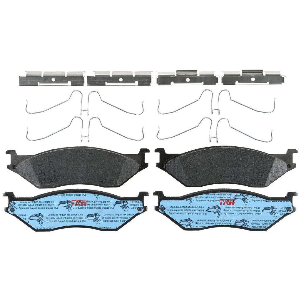 Set of 4 Disc Brake Pads for Ford F-450 Super Duty (1999–2007)