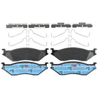 Set of 4 Disc Brake Pads for Ford F-450 Super Duty (1999–2007)