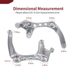 Set of 2 Front Fender Brackets for Yamaha Raptor YFM 350 (2004–2006) 5YT-21513-00-00 5YT-21514-00-00