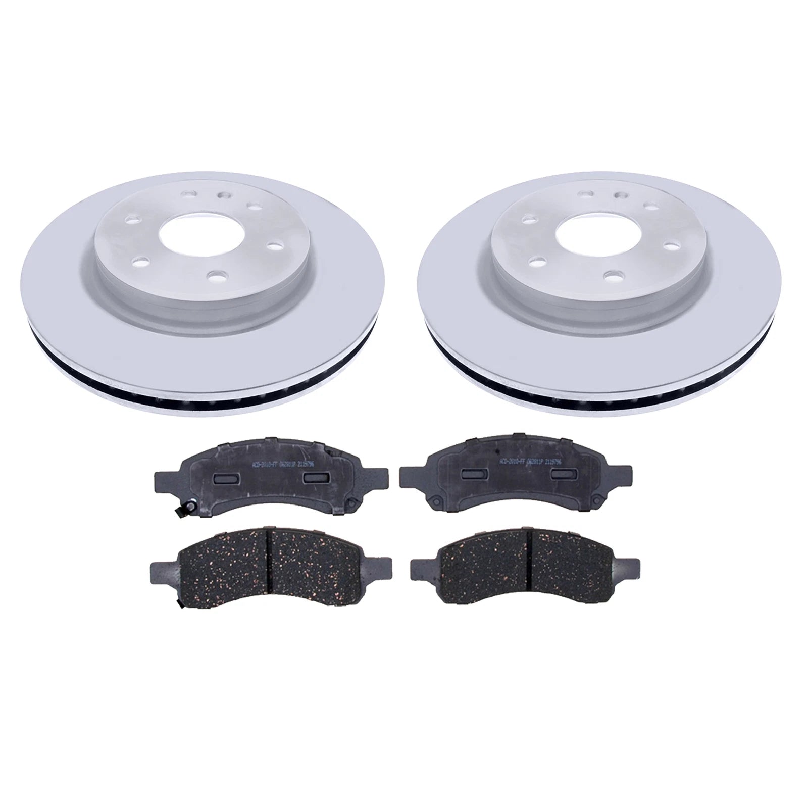 Front Brake Kit Set of 4 for Buick Enclave, Acadia (2013–2017) - 325mm Disc Rotors, Ceramic Pads