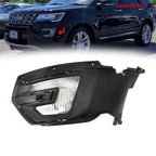 Front Bumper Halogen for Ford Explorer (2016–2017) with Bezel Left Fog Light