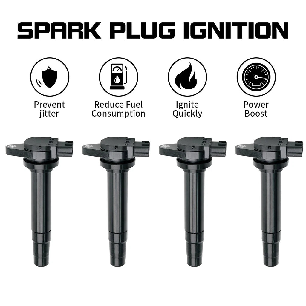 Set of 4 Ignition Coils for Nissan Sentra 2000-2001 1.8L L4 22448-4M500 UF326
