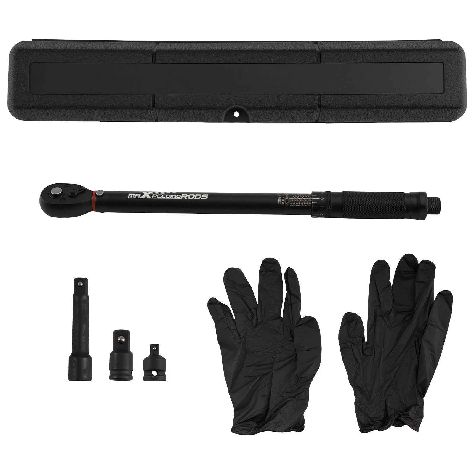3/8" Drive Click Torque Wrench Kit 13.6-108.5Nm with Extension Bar
