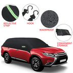 2X 66" Universal SUV Half-body Cover for Outdoor Waterproof Rain Snow Sun Dust