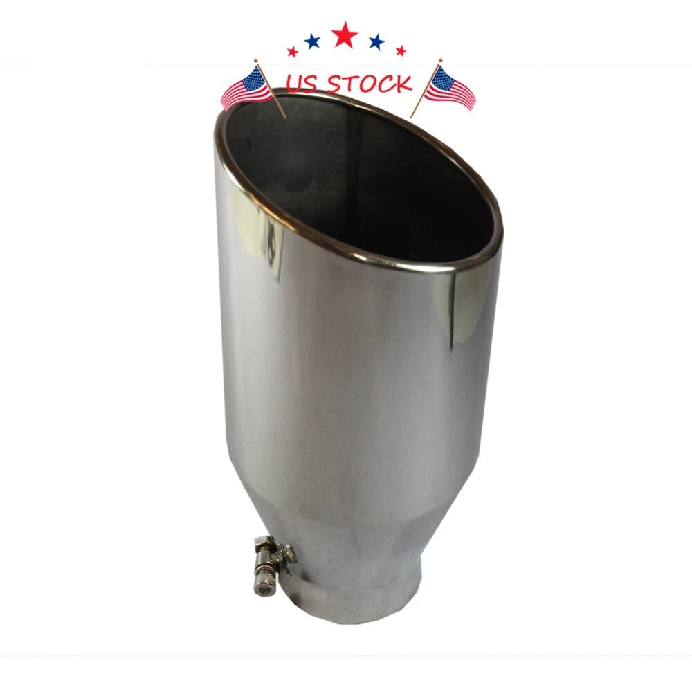 4" Inlet Chrome Exhaust Tip for Diesel Trucks