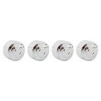 4 x Chrome Machined Head Bolt Cover Caps for Triumph T120 Thruxton (2016-2023)
