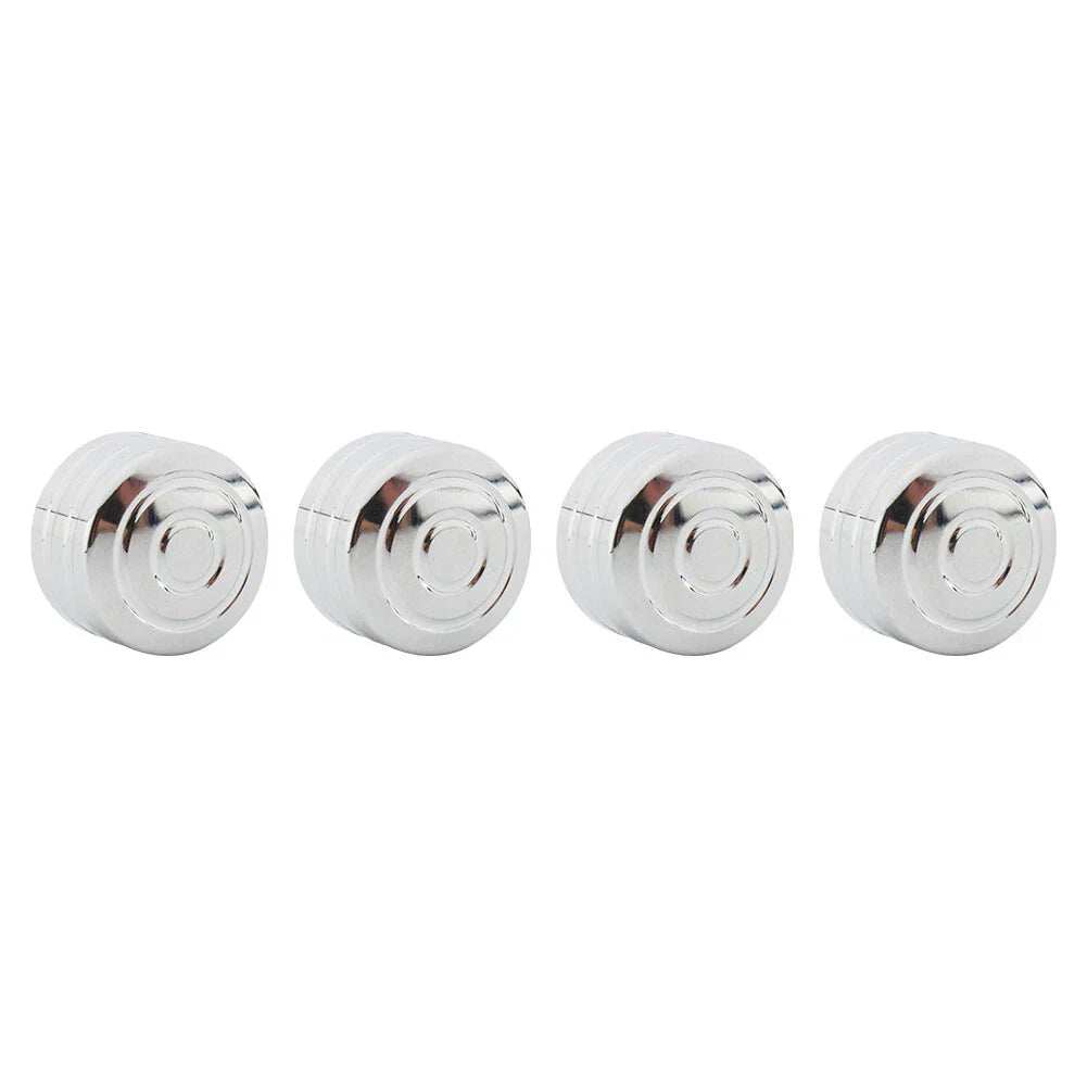 4 x Chrome Machined Head Bolt Cover Caps for Triumph T120 Thruxton (2016-2023)