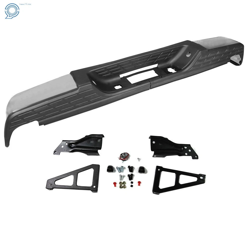 Chrome Rear Bumper Assembly for Chevy Silverado GMC Sierra 1500 (2007–2013)
