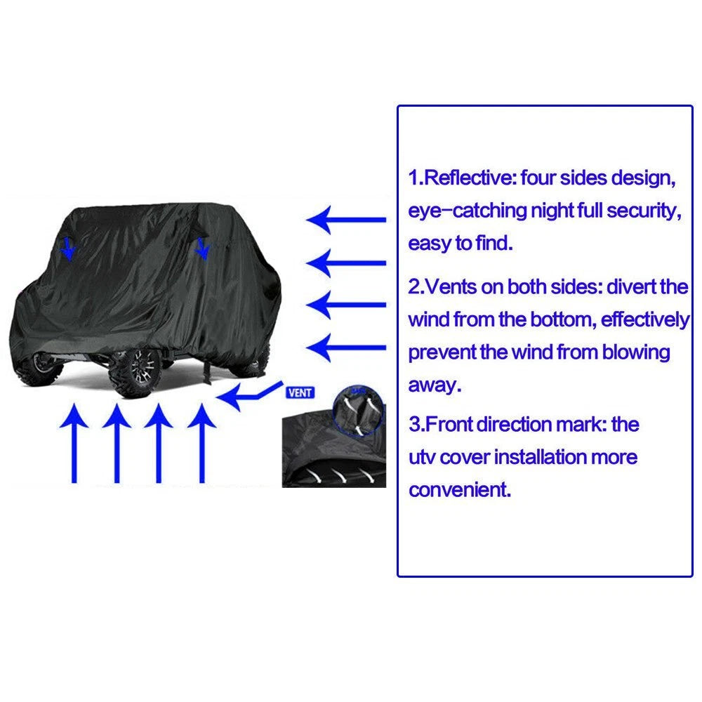 Waterproof Utility Vehicle Storage Cover for Kawasaki Teryx 750 800 (2012)