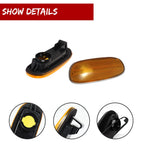 2X Amber Lens Front Side Marker Signal Lights for Subaru Impreza (1993–2001)