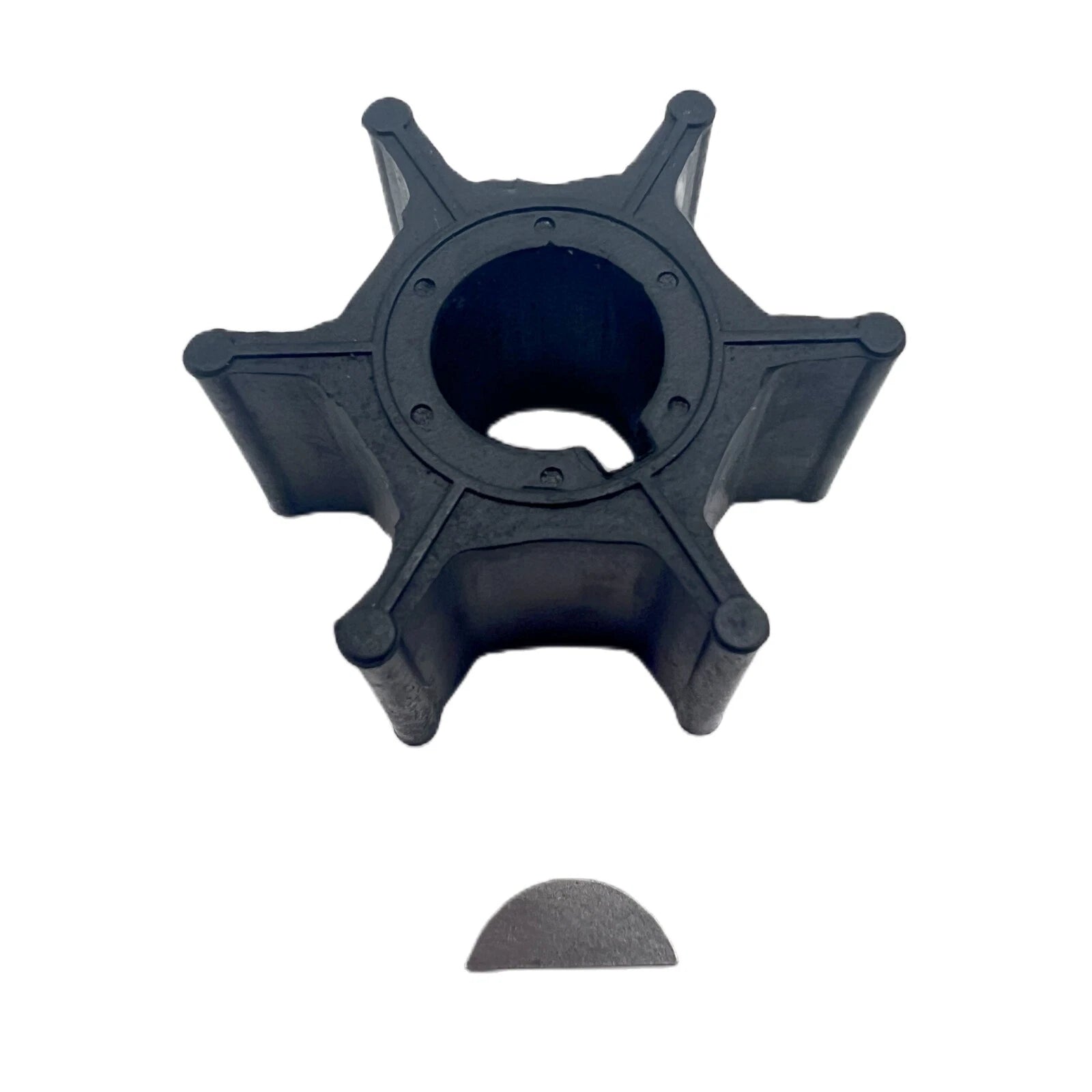 Water Pump Impeller with Key for Suzuki 2 Stroke 9.9 15 HP (1990–2023) 17461-93901