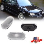 2X Clear Lens Front Side Marker Lights for VW Jetta GTI R32 Beetle (1999–2005)