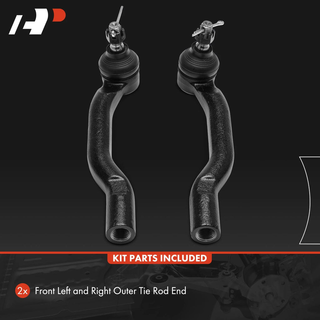 2x Tie Rod End Outer for Toyota Camry Avalon Lexus ES250 ES350 (2013â2017)