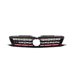 Honeycomb Grille for VW Jetta (2015-2017) - Black with Red Trim