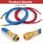 Set of 2 R-134a Enviro-Guard Hoses for Replacement 34722, 34788, 34288