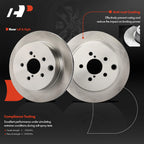 Rear Disc Brake Rotors & Ceramic Pads for Subaru Forester (2014–2018)