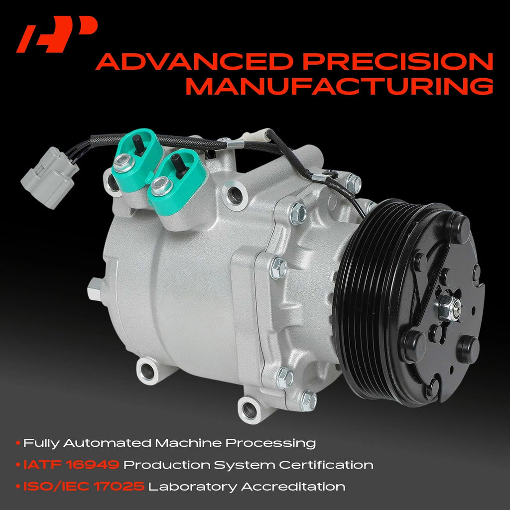 A/C Compressor with Clutch for Honda Civic (2002–2005) Acura EL (2001–2005)