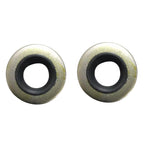 2Pcs Lower Unit Oil Seal for Johnson/Evinrude Outboard 9.9-35 HP (321788)