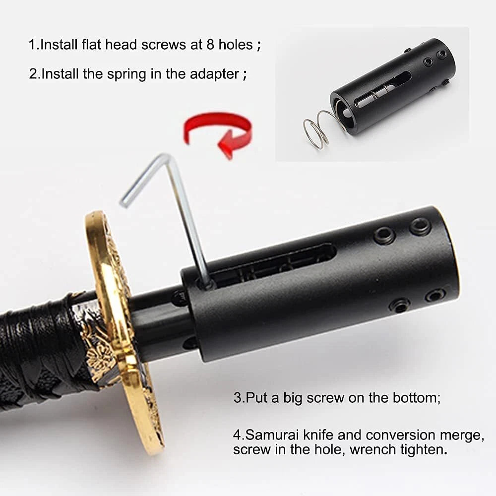 Samurai Sword Automatic Gear Shift Knob for Universal Vehicles (15cm)