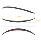 Glossy Trunk Spoiler Lip for Mercedes C-Class (2015–2022)