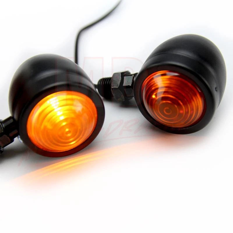 Turn Signal Lights for Harley Bobber (Universal, Amber)
