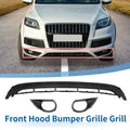 Set of 1 Front Lower Hood Bumper Grille for Audi Q7 (2010–2015) Black