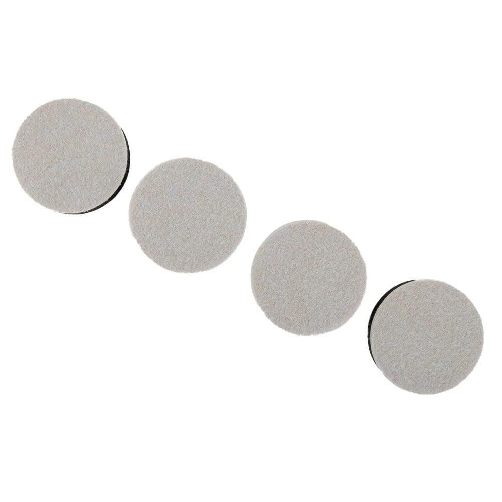 Set of 4 Round Felt EVA Chair Leg Pads for Floor Protection