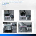 Catback Exhaust System for Dodge Neon SRT-4 (2003–2005) Dual Oval Tip