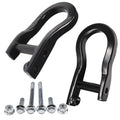 1 Pair Black Tow Hooks for Chevrolet GMC Silverado Sierra 1500 (2007–2019) 84072463