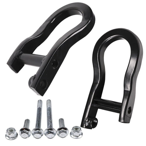 1 Pair Black Tow Hooks for Chevrolet GMC Silverado Sierra 1500 (2007–2019) 84072463