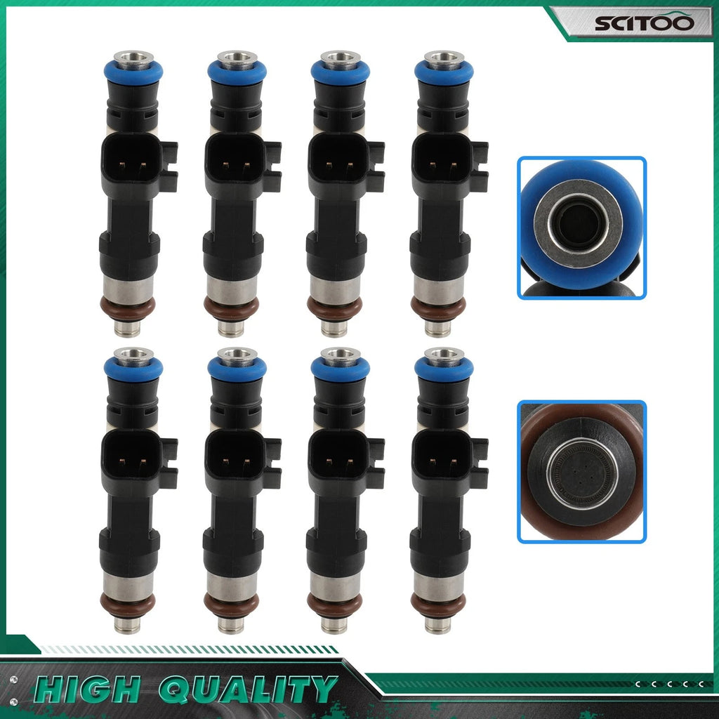 Set of 8 Fuel Injectors for Ford F-150 5.0L (2018–2020) & Mustang 5.0L (2018–2023)