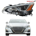 Chrome Housing Halogen Headlights for Nissan Altima (2019–2021)