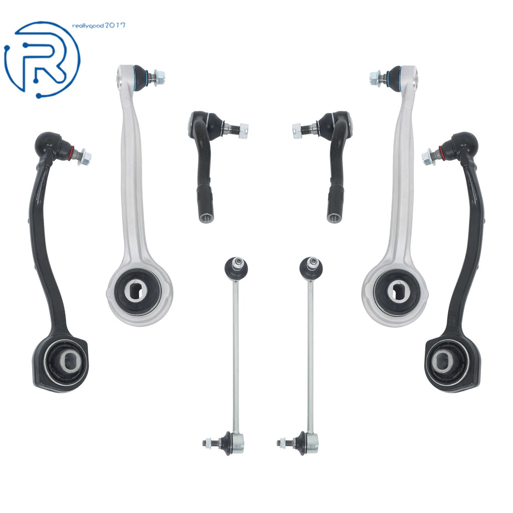 8PCS Front Control Arm Sway Bar Outer Tie Rod End for Mercedes-Benz (2003–2008)