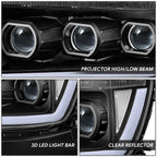 Triple Projector LED Sequential Headlight for Ram 1500 (2019–2024)