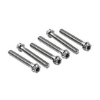 6pcs M6x55mm Titanium Torx Head Flange Screws for Motorcycle Bike