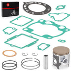Top End Rebuild Kit STD 66.4mm Piston + Ring + Gasket for Kawasaki KX250 (1993–2003)