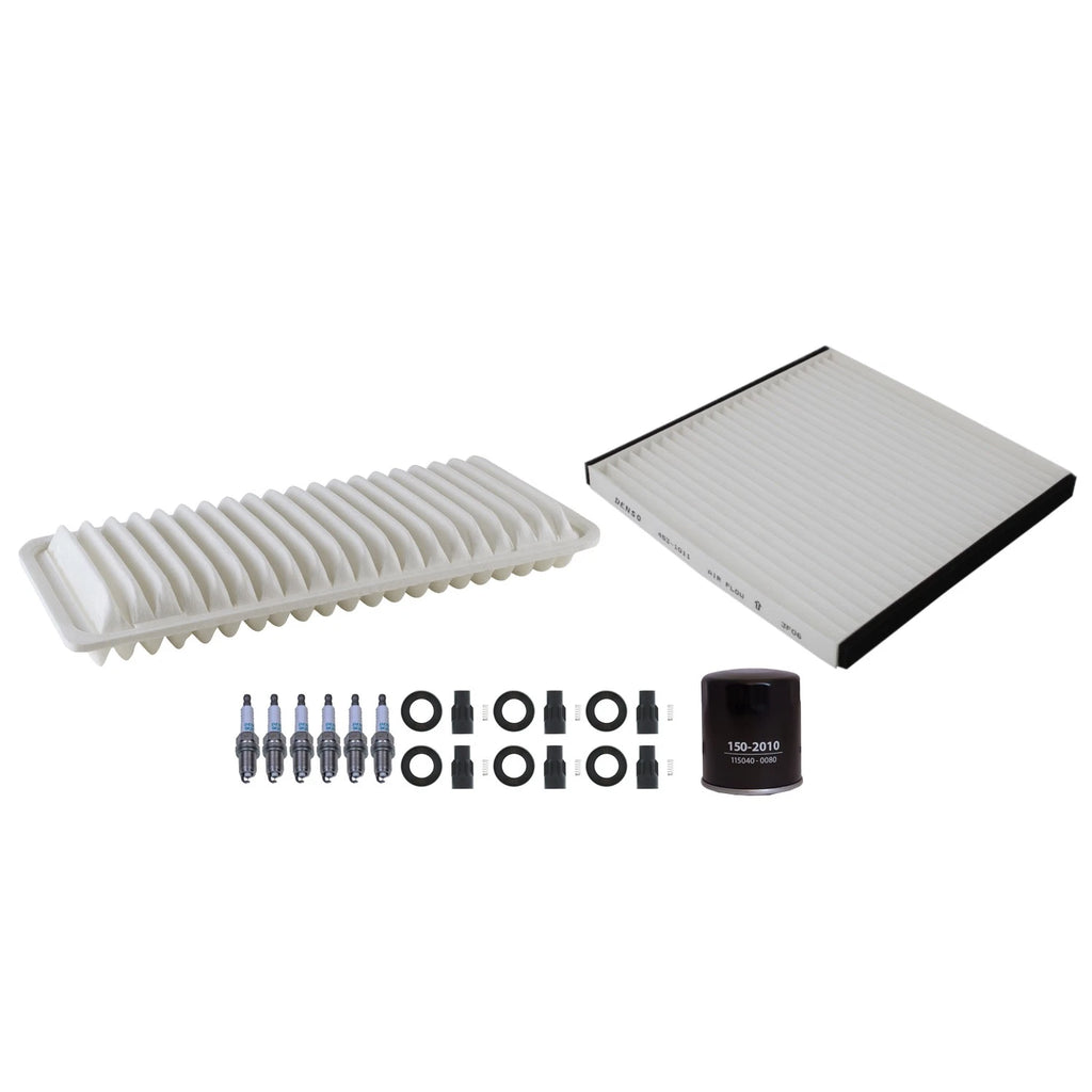 Denso Tune Up Kit 6 Spark Plugs & Boots for Lexus RX400h (2006–2008)