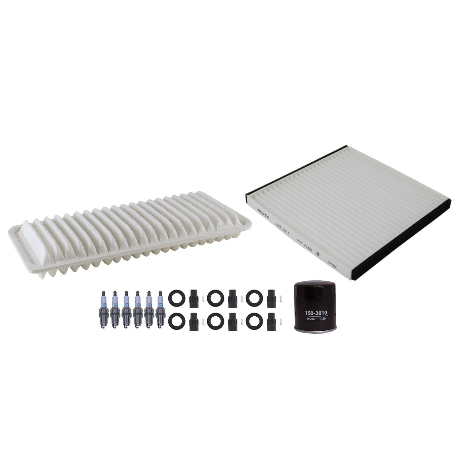 Denso Tune Up Kit 6 Spark Plugs & Boots for Lexus RX400h (2006–2008)