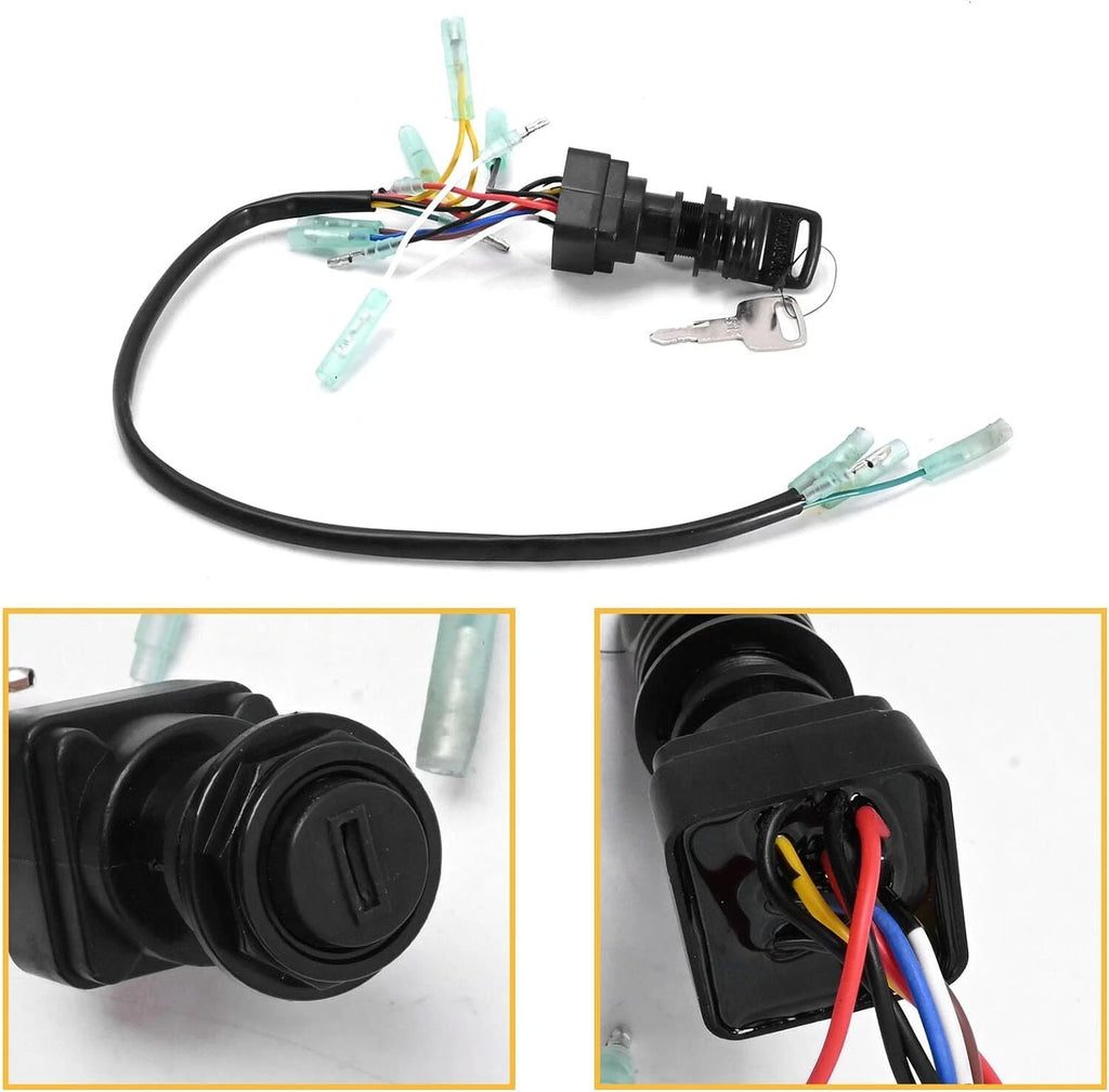 Ignition Key Switch for Yamaha Outboard Motor (#703-82510-43-00)