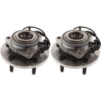 Set of 2 Front Wheel Hubs for 4-Wheel ABS Vehicles