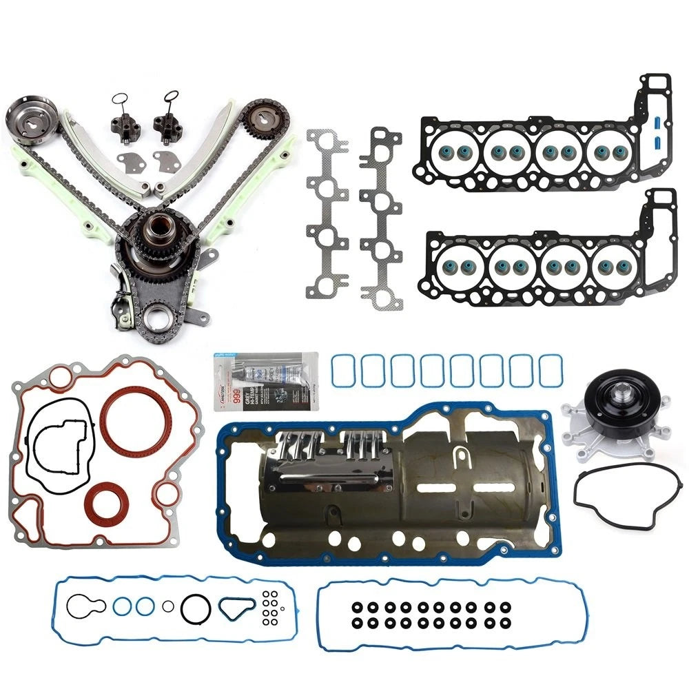 Head Gasket Set w/ Bolts & Timing Chain Kit for Dodge Ram 1500 (2004–2007)