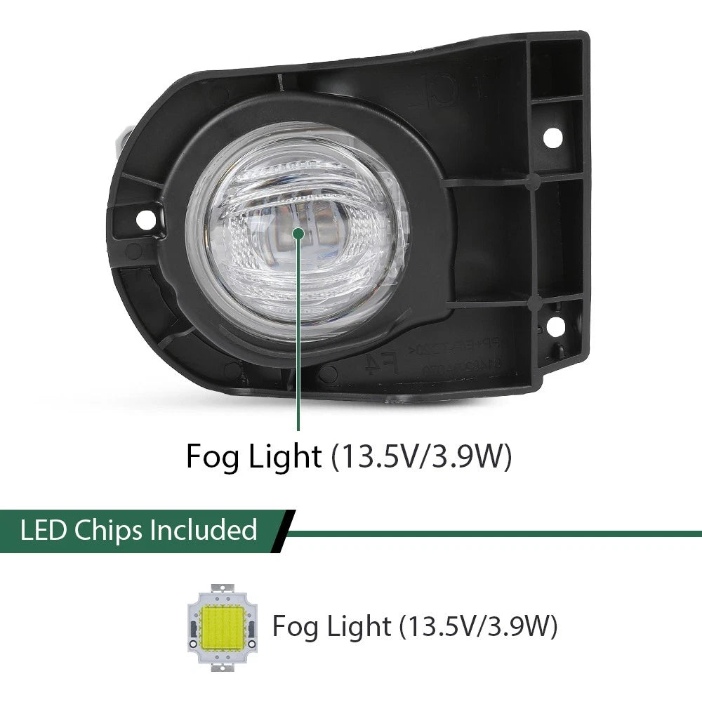 Set of 2 LED Fog Lights for Toyota Corolla Cross (2022–2024)