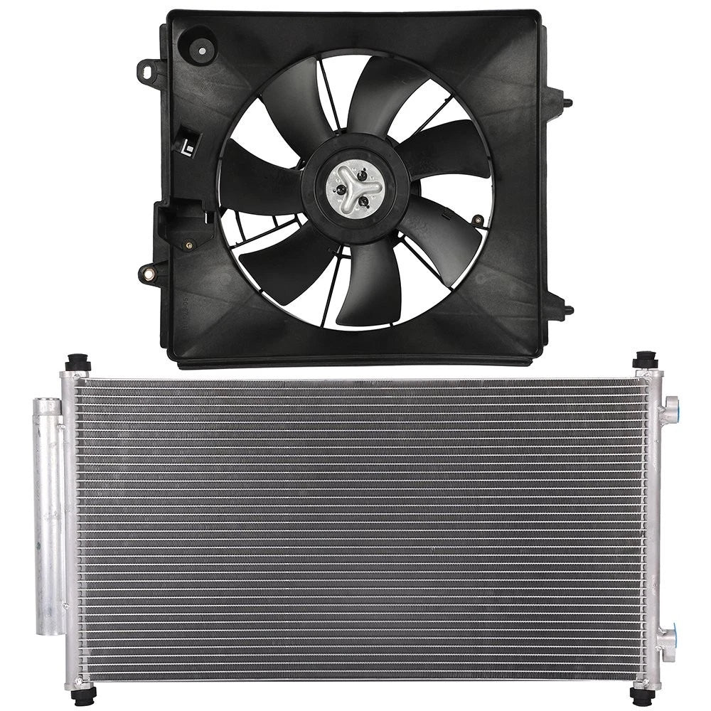 Electric AC Condenser Cooling Fan Kit for Honda CR-V (2007–2009)