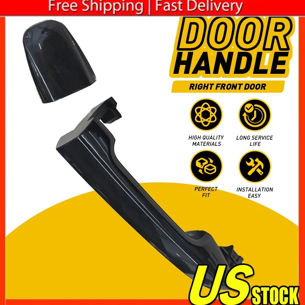 Front Right Passenger Door Handle for Toyota Venza (2012) Black