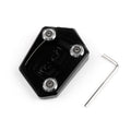 CNC Side Kickstand Extension Plate Pad for Honda CBR250R (2011–2015) Black
